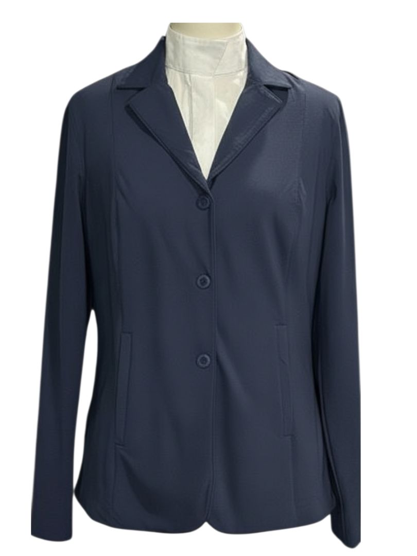 Kerrits Women's Stretch Competitor Show Coat Jacket - Navy Blue / Size Large