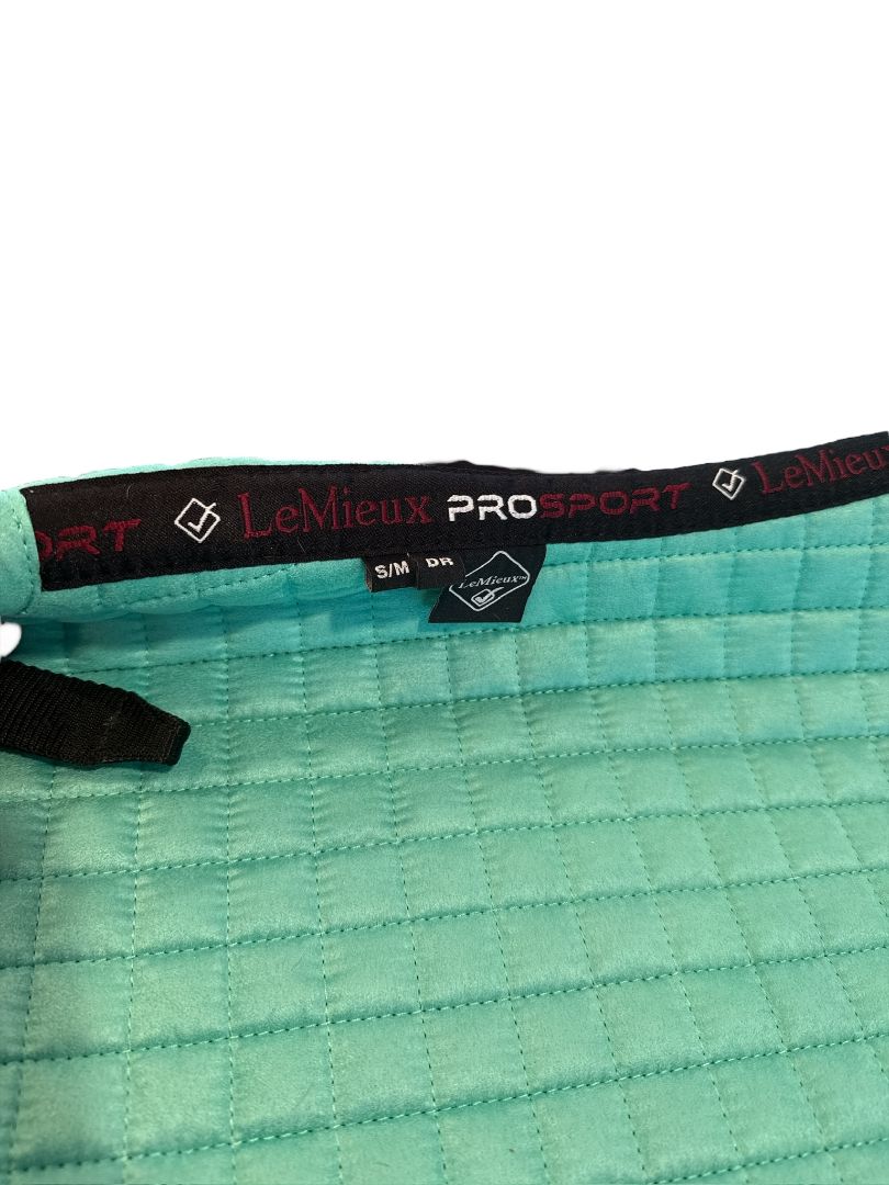 LeMieux Pro Sport Suede Dressage Square Saddle Pad - Size Small / Medium Azur