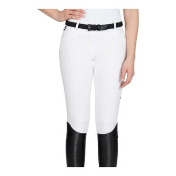 Equiline Ash Full Grip Breeches White / Size IT 42 (US 28)