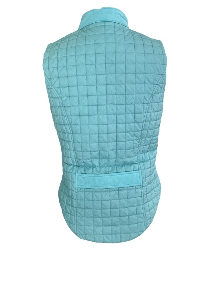Goode Rider Quilted Riding Vest - Blue / Teal Size Small