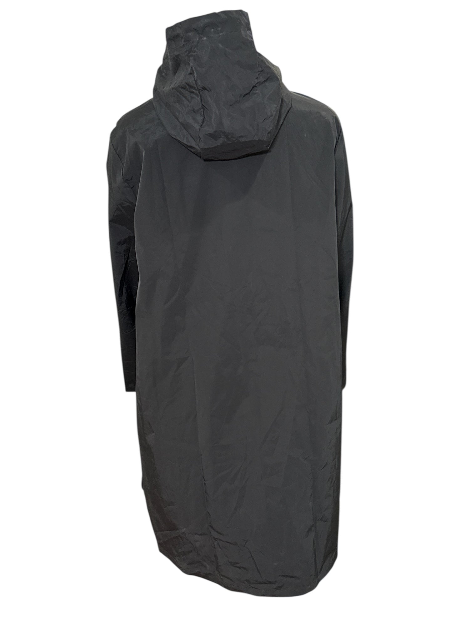 Black Long Rain Coat / Jacket / Shell Size Medium, Unbranded - NEW