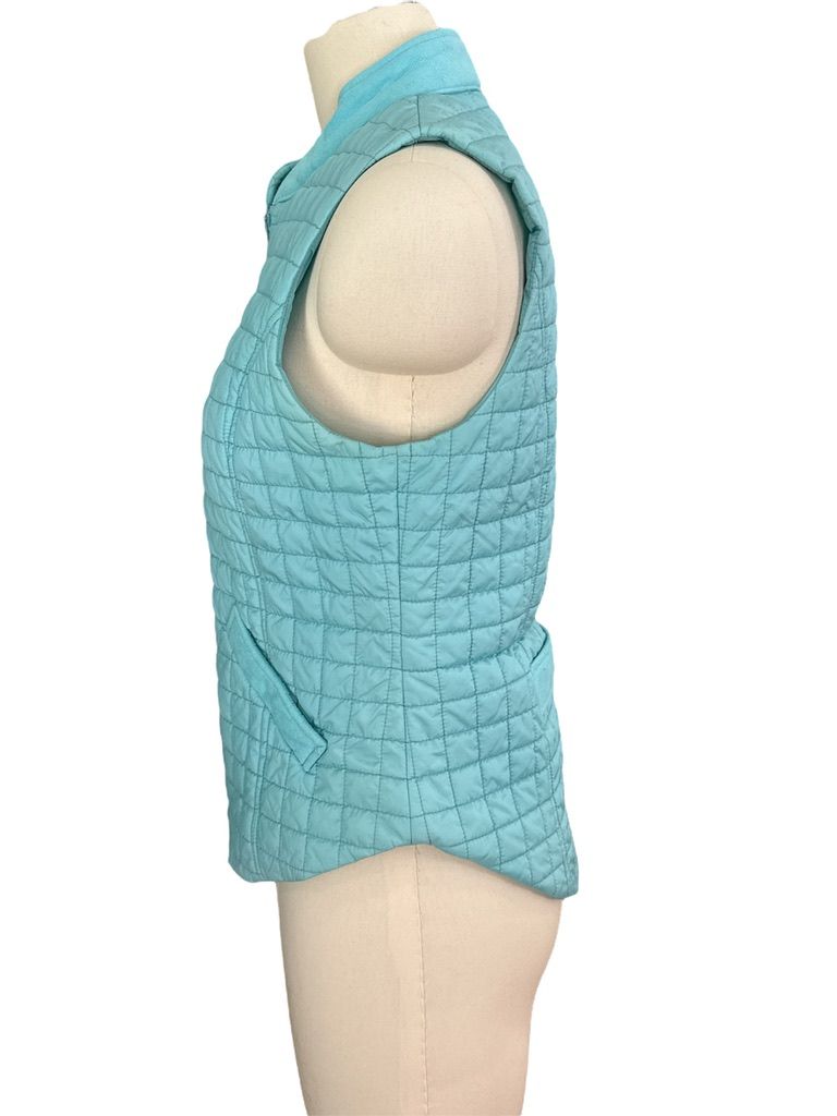 Goode Rider Quilted Riding Vest - Blue / Teal Size Small