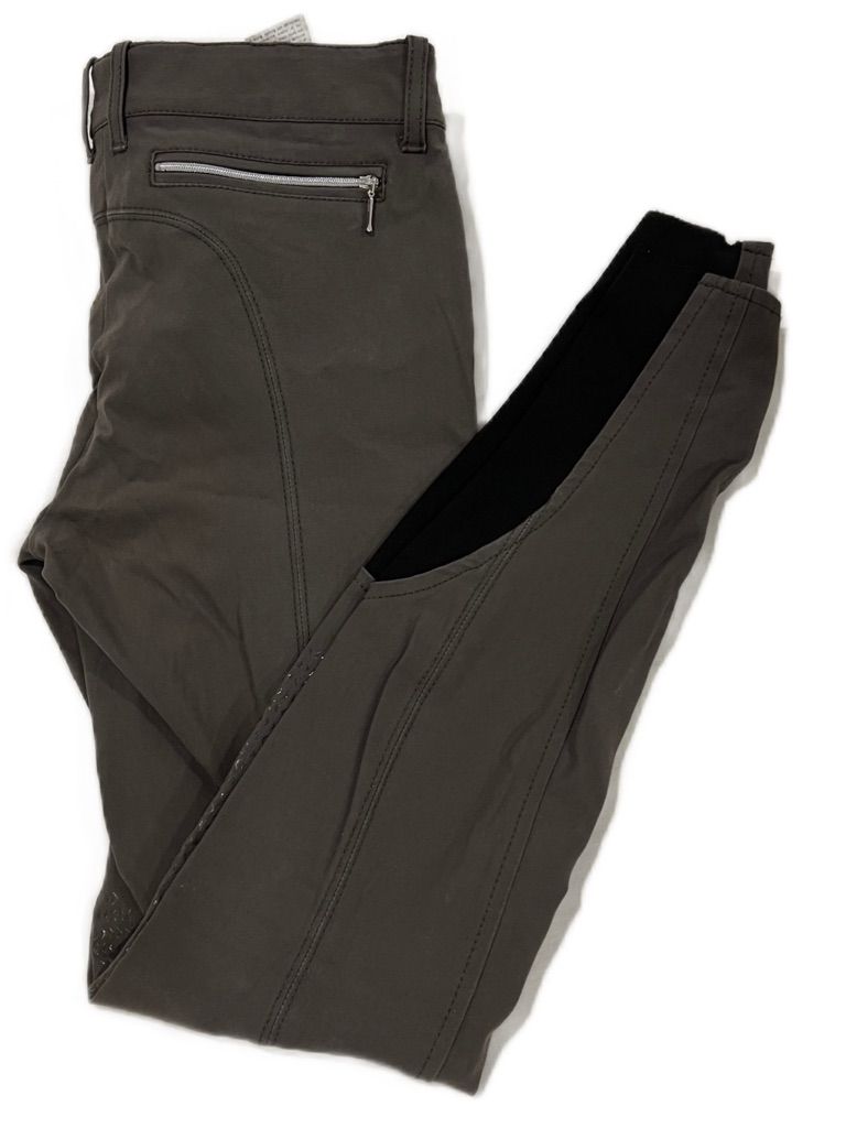 Equiline Women's Riding Breeches Knee Grip Cedar Mud  IT44/US 28
