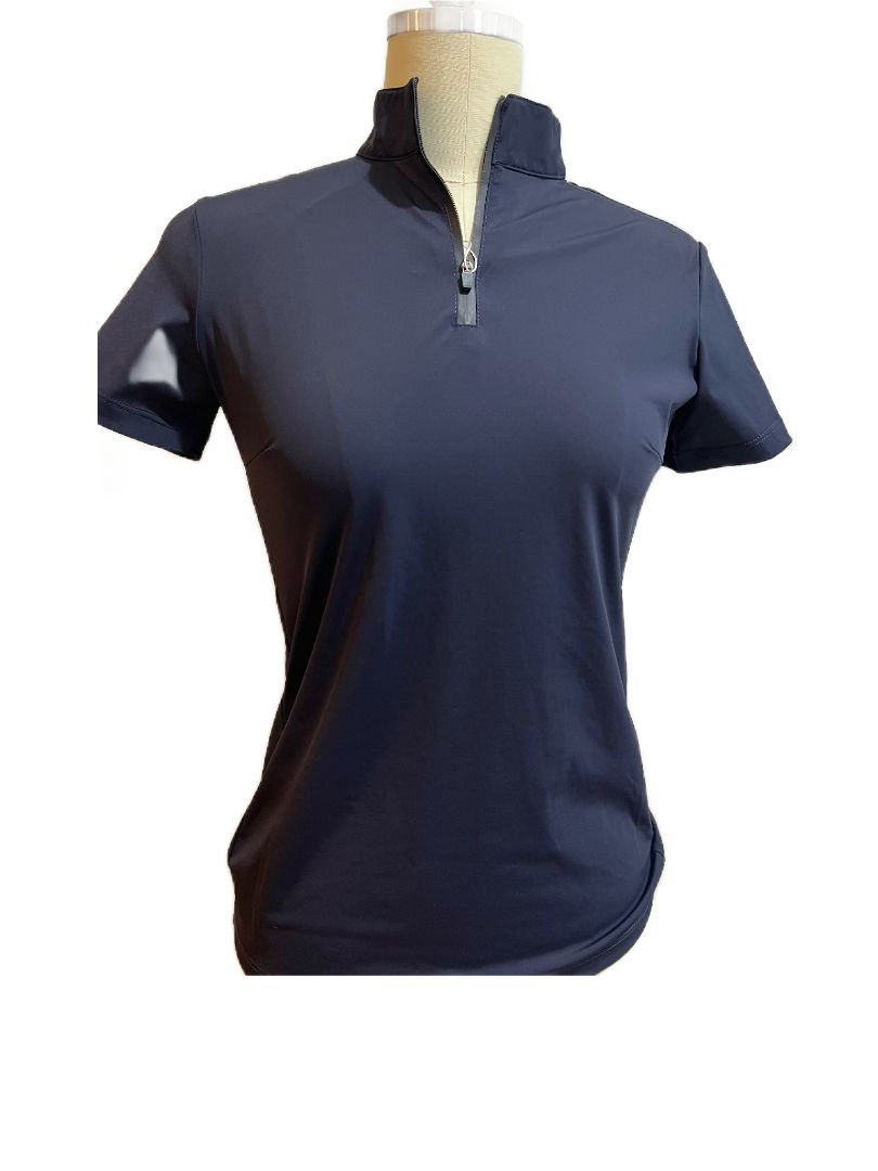 Horze Saphira Training Shirt Navy - Size US 4
