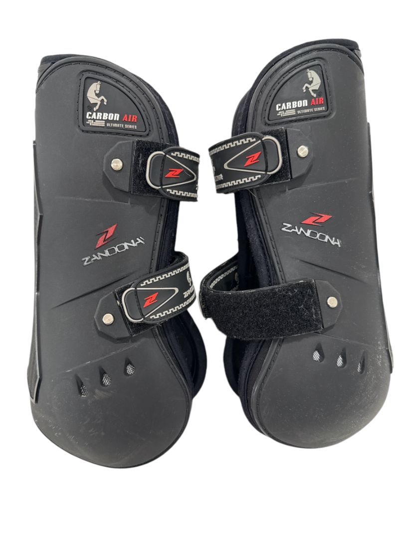 Zandona Tendon Boots Superior Air Hard Shell Jump Boots - Black / Size Large