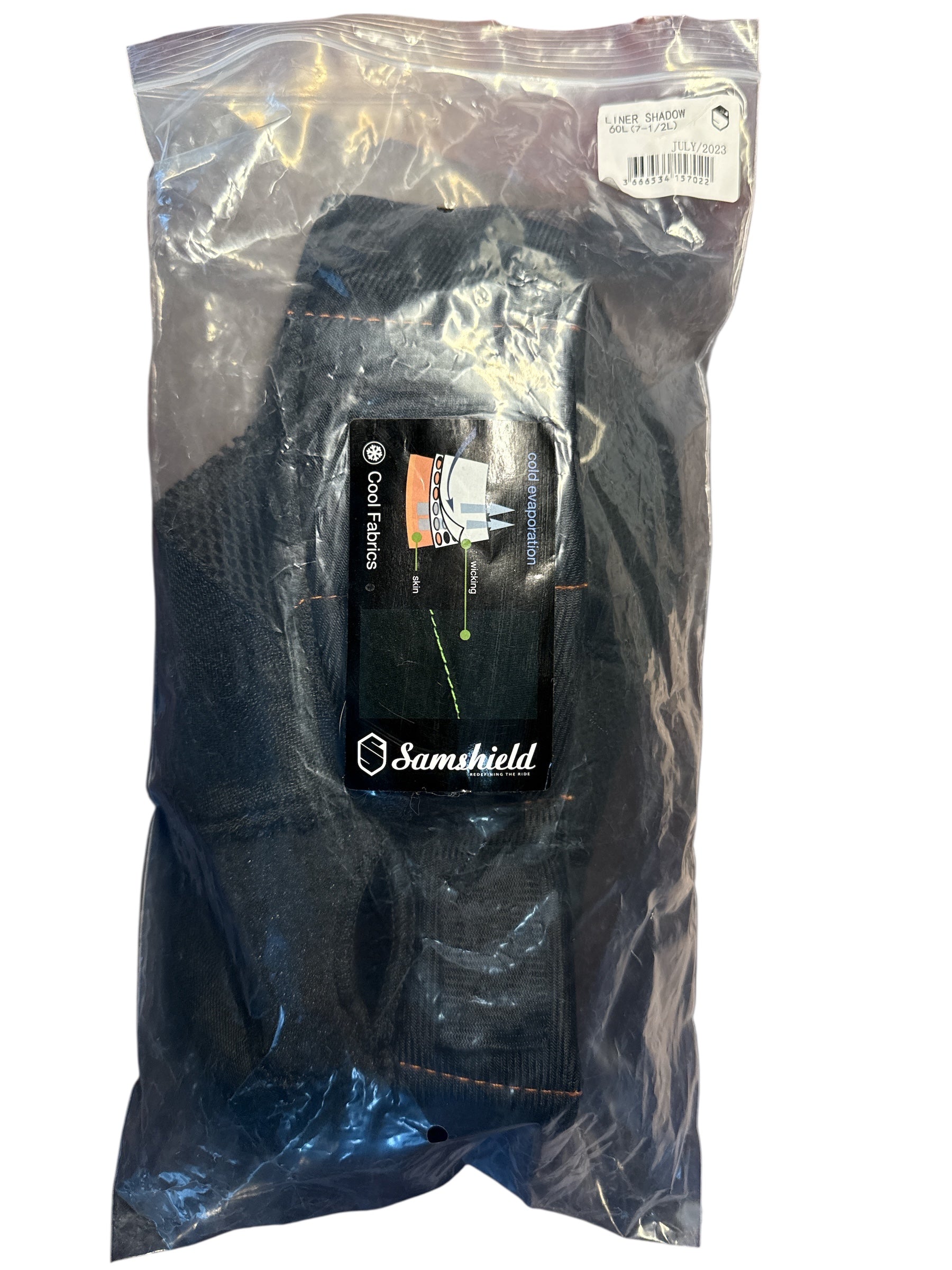 Samshield Shadowmatt 1.0 Helmet Liner Size 60L (7-1/2L) NEW