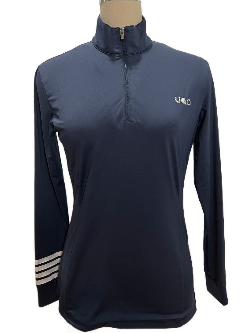 Sport Horse Lifestyle Orleen Women's Sun Shirt -  Navy / Size Large