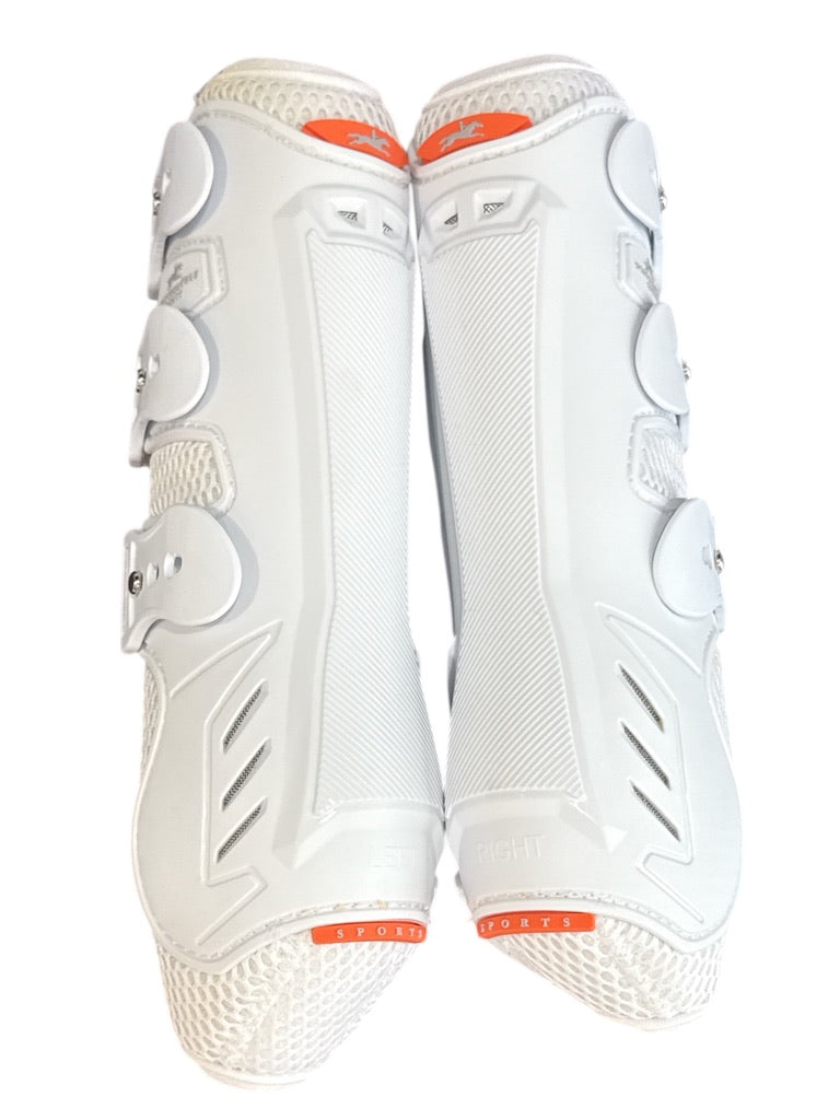 Schockemohle Air Flow Dressage Front Boots - White / Size Full
