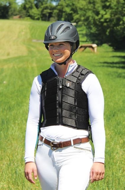 Tipperary Women’s Eventer Safety Vest - Black / Size Small
