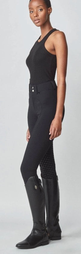Yagya High-Rise Full Grip Compression Breeches - Black / Size Small NEW