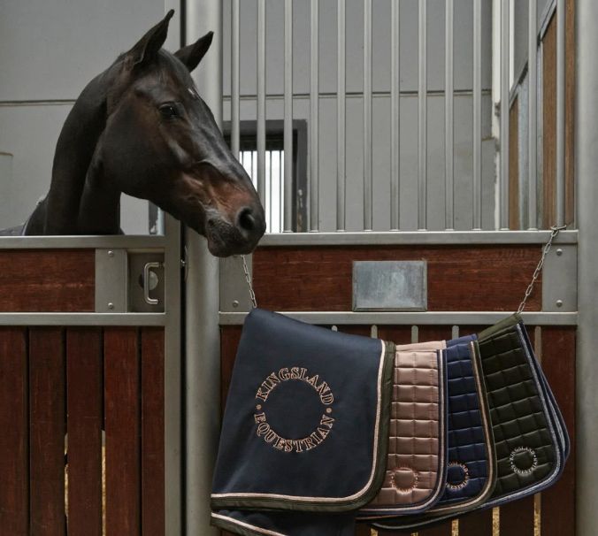 Kingsland KL Sofia Fleece Show Rug - Navy Size 5'6" / 125cm NEW