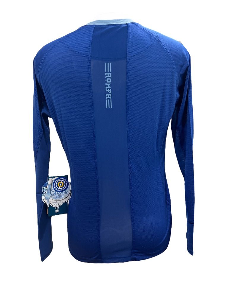 ROMFH Ladies Lucy Long Sleeve Tech Shirt -Marine Blue / Size Small NEW