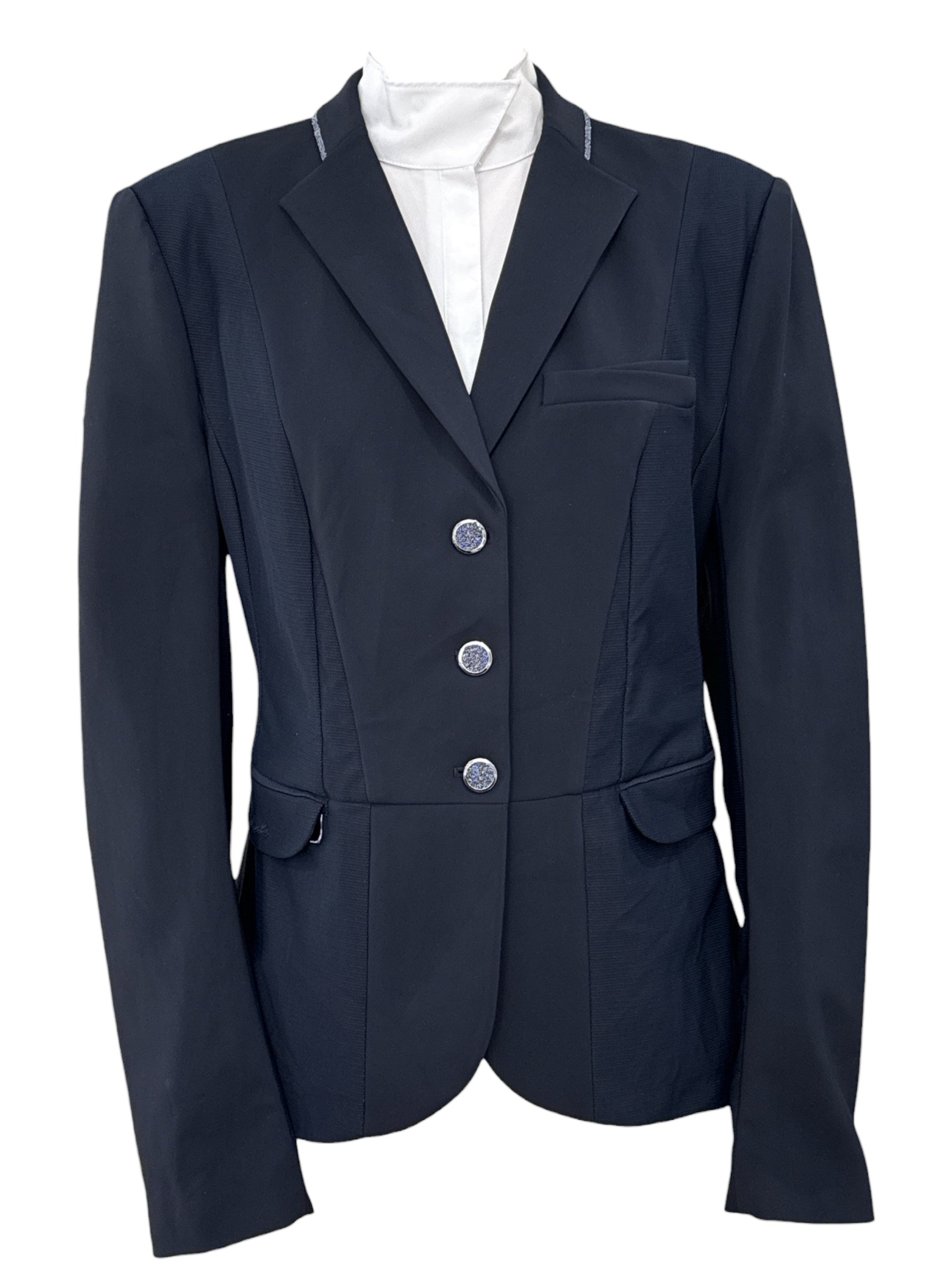 Samshield Victory Premium Line Show Coat Jacket - Navy Blue / Size FR 44 (US 14)