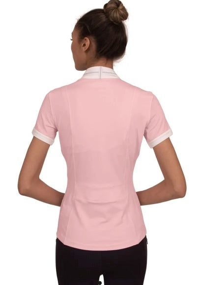 Chestnut Bay Women's SkyCool Short Sleeve Show Shirt - Blush / Size XL NEW