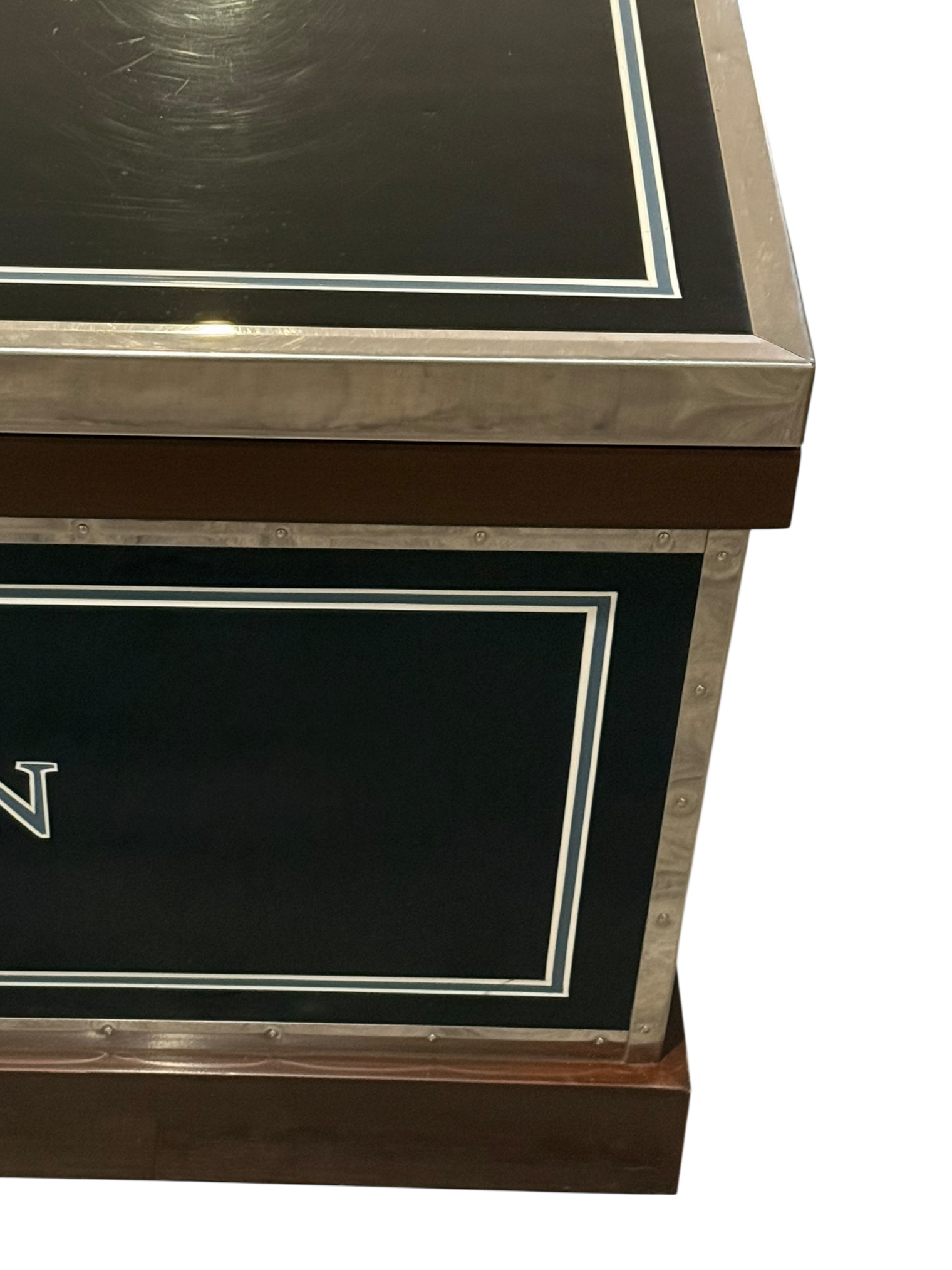 McGuinn Farms Large Vinyl Custom Tack Trunk - Black