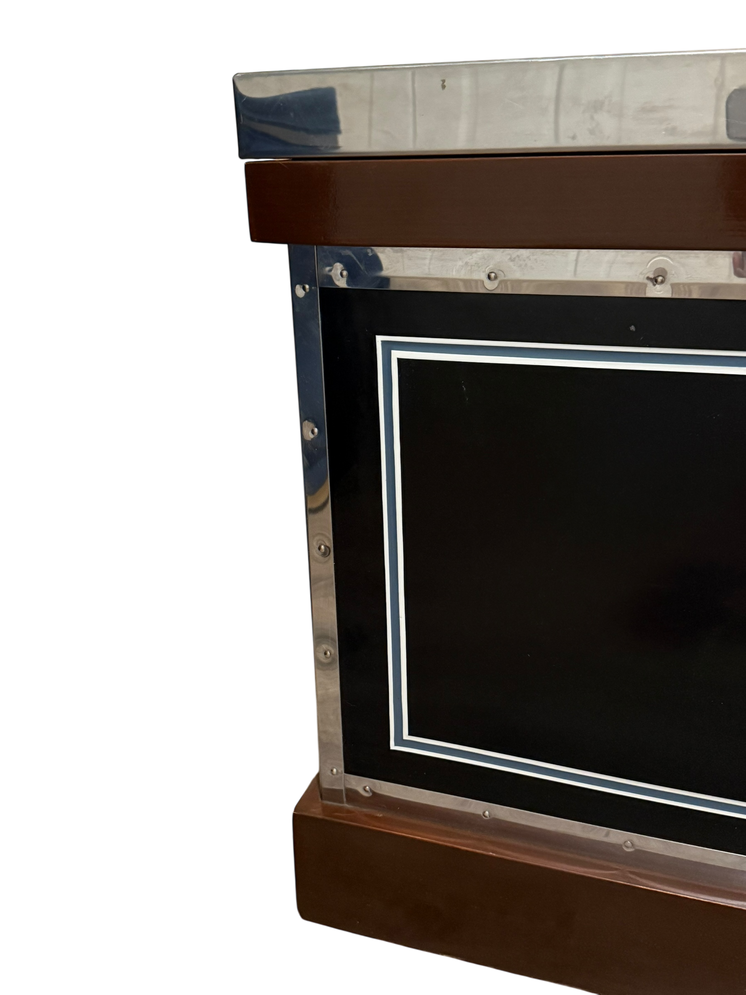 McGuinn Farms Large Vinyl Custom Tack Trunk - Black