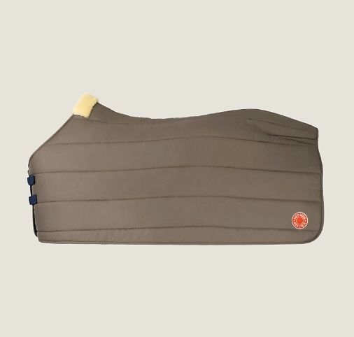 Hermes Doudou Winter Stable Blanket Kaki / Size 82” (Hermes 155)