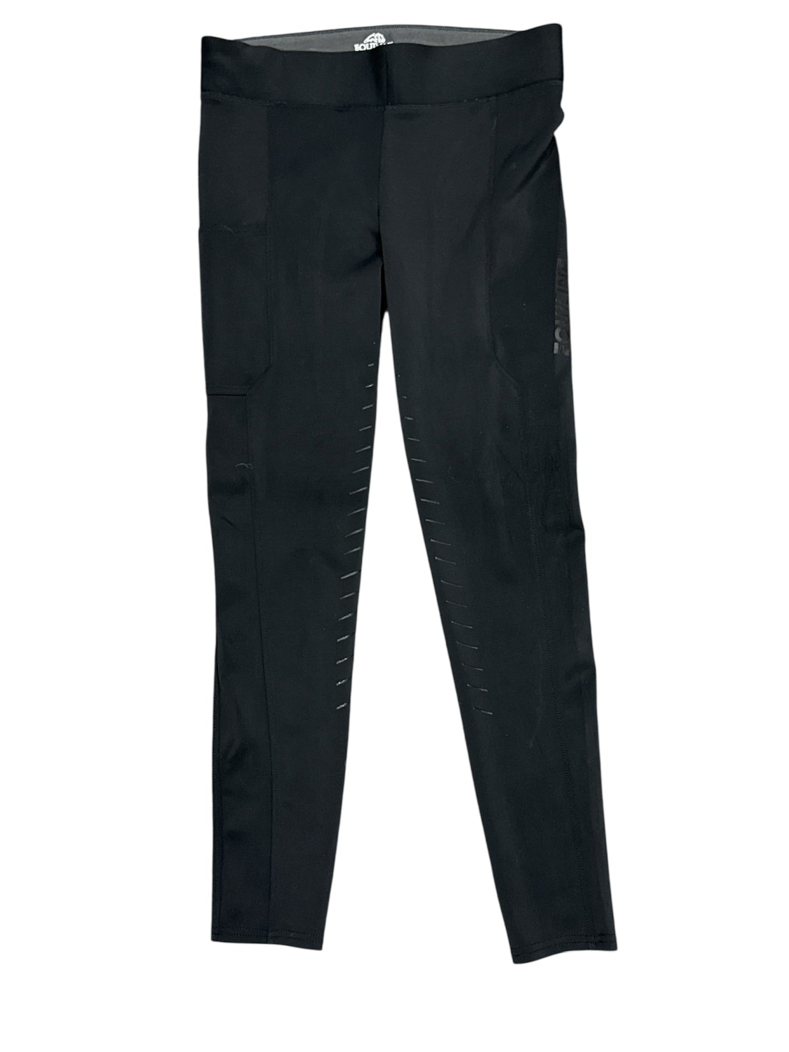 Equiline Full Seat Riding Tights - Black / Size Large