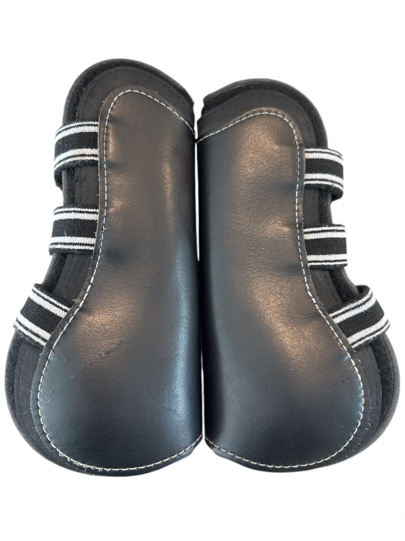 Equifit T-Boot Originals Front Boots with Velcro Closure- Black / Size Medium