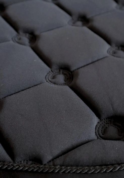 Montar Flow Dressage Saddle Pad Black, Cob Size NEW