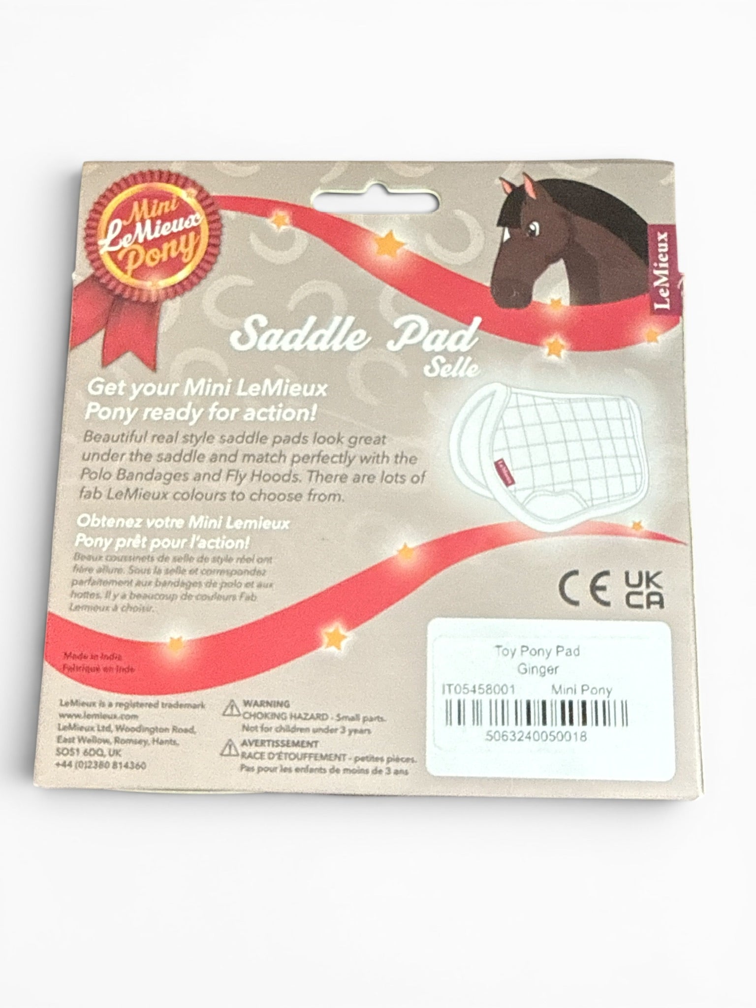 LeMieux Toy Pony Pad Ginger NEW
