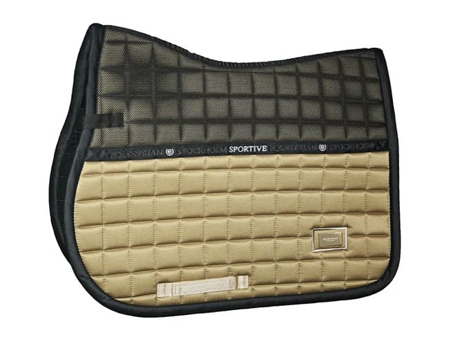 Equestrian Stockholm Sportive Jump Saddle Pad, Chantelle (Mushroom), Pony Size NEW