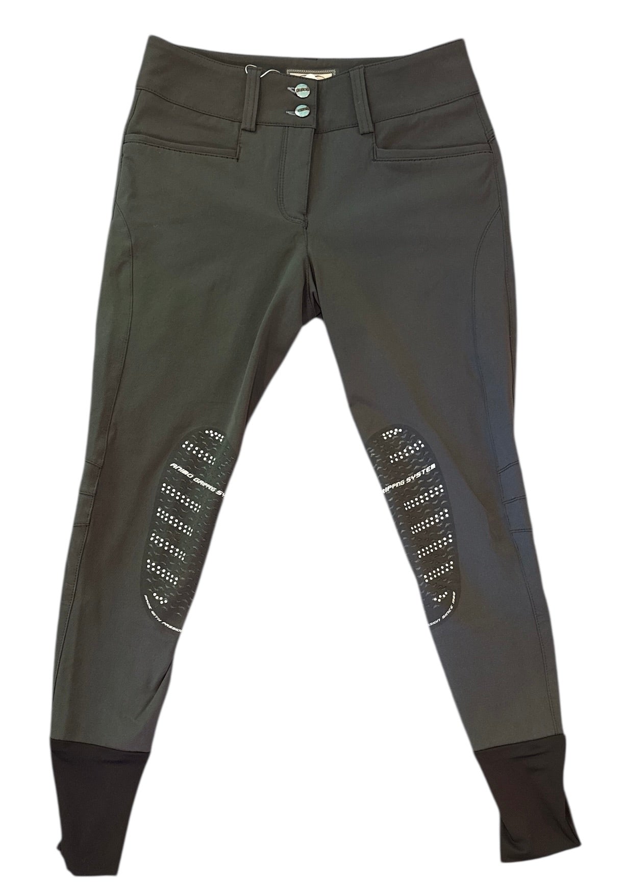 Animo Naspre Women's Knee Grip Breeches - Grey / Size IT 40