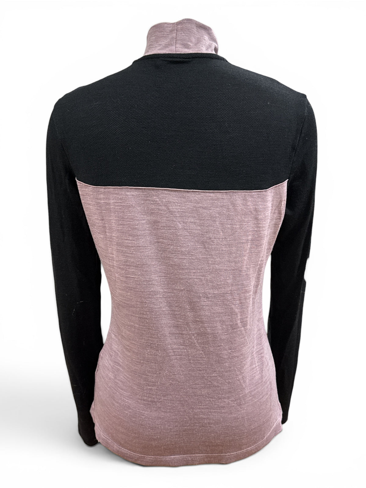 Cavalleria Toscana Technical Wool Turtleneck Shirt -Black Grape / Size Medium