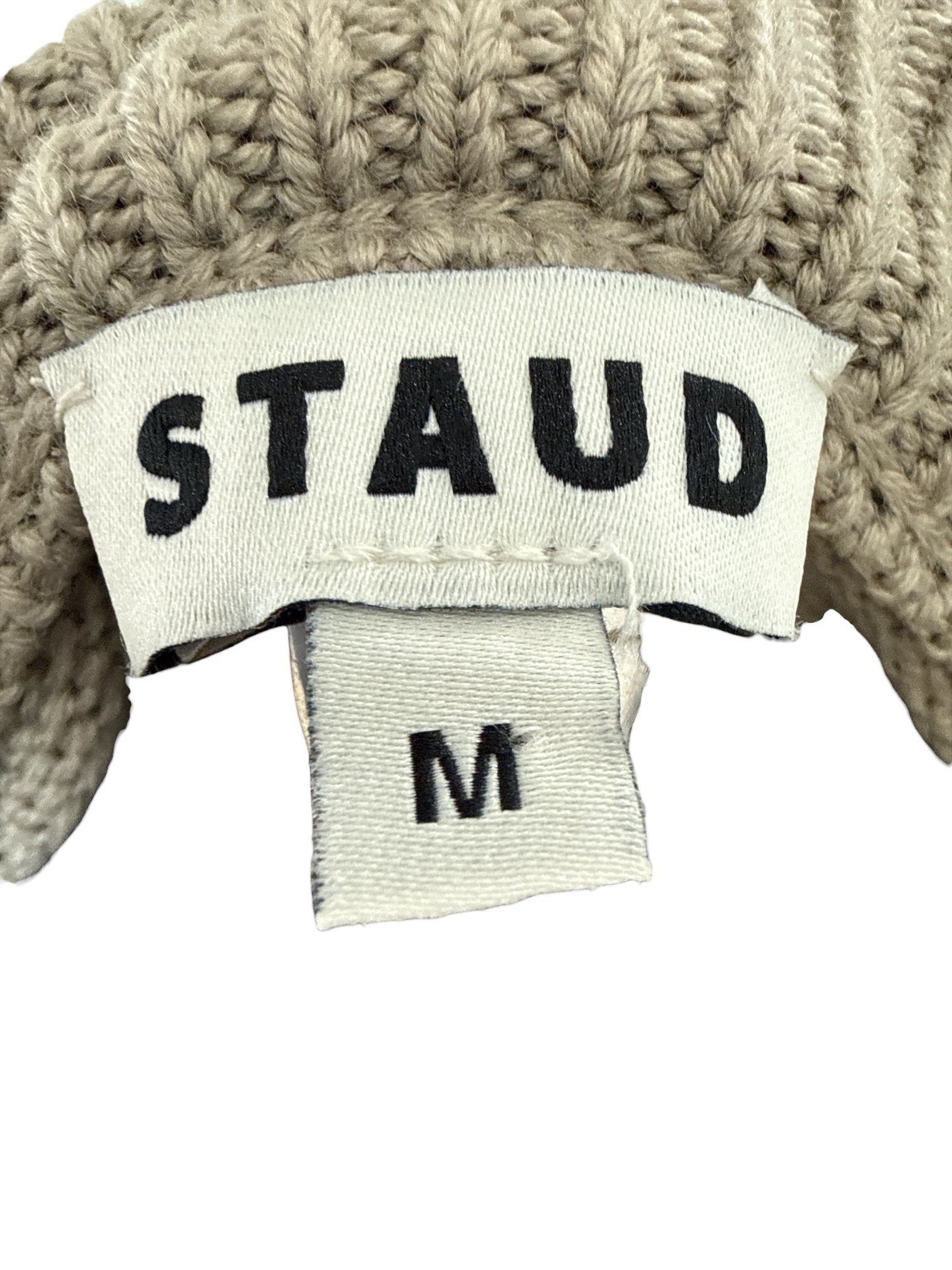 Staud Women's Giada Horse Motif Sweater, 100% Merino Wool, Medium