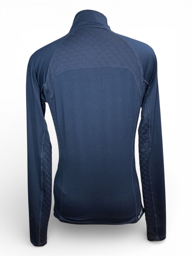Ariat Lowell 2.0 1/4 Zip Base Layer Training Shirt Navy Blue Small NEW