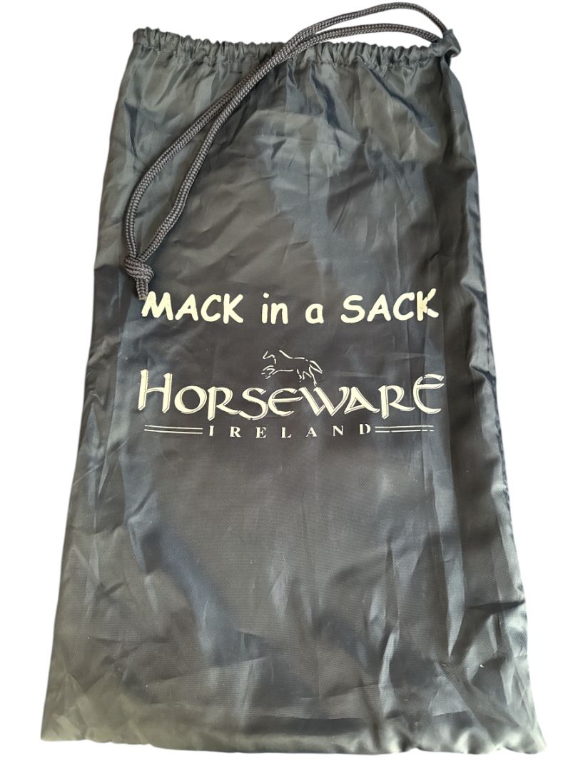 Horseware Ireland Mack in a Sack High Neck (Lite 0g) Rain Sheet- Blue / Size US 96"