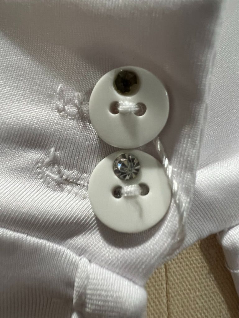 Cavalliera Cool Pass Short Sleeve Show Shirt - White / Size Medium