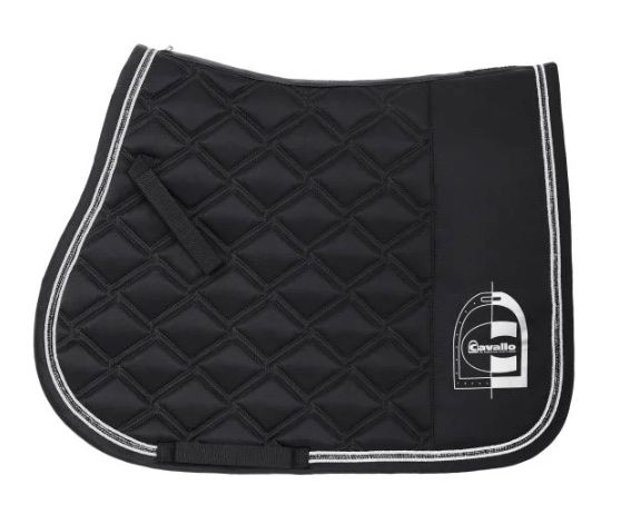 Cavallo Harleen Jump (VS) Saddle Pad - Black / Full Size NEW