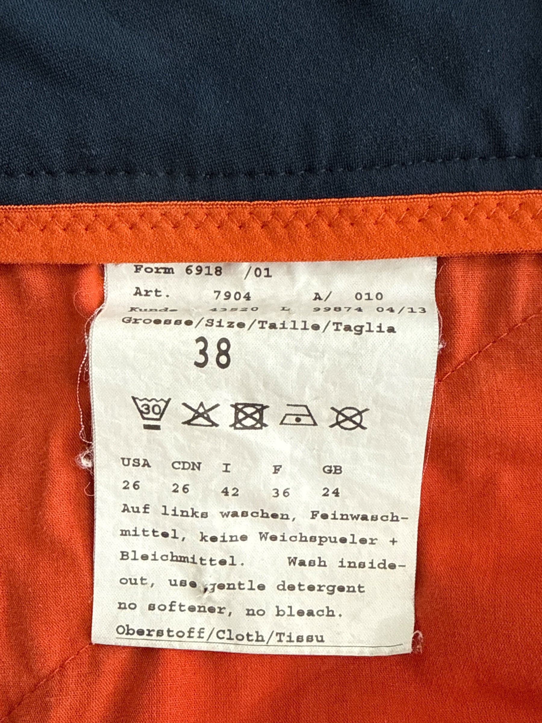 Hermes Women's Knee Patch Jump Breeches - Blue / Size US 26 (FR 36)