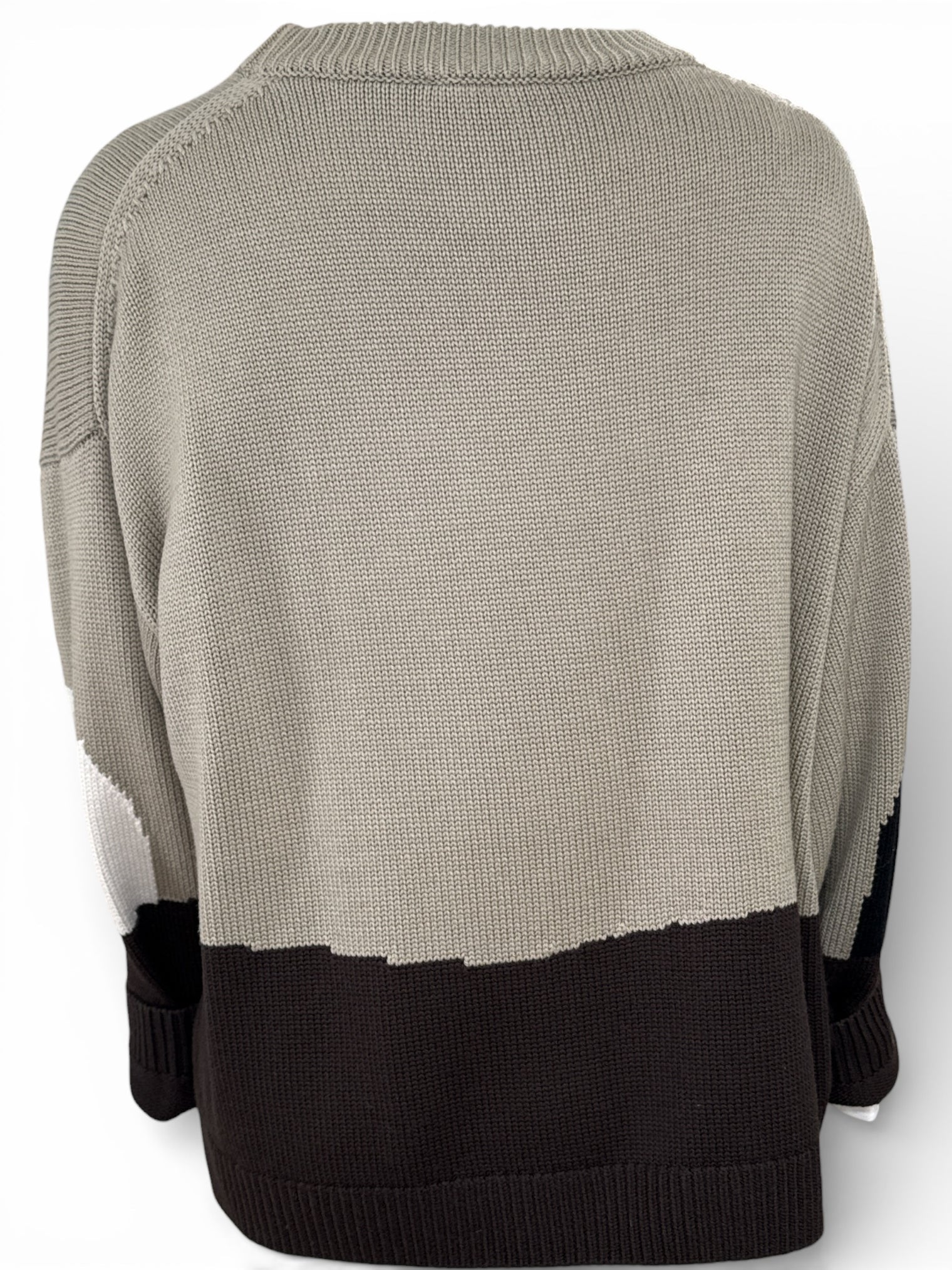 Staud Women's Giada Horse Motif Sweater, 100% Merino Wool, Medium