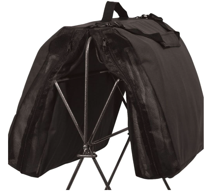 Dura-Tech Breathable English Saddle Pad Cover / Carrier Black