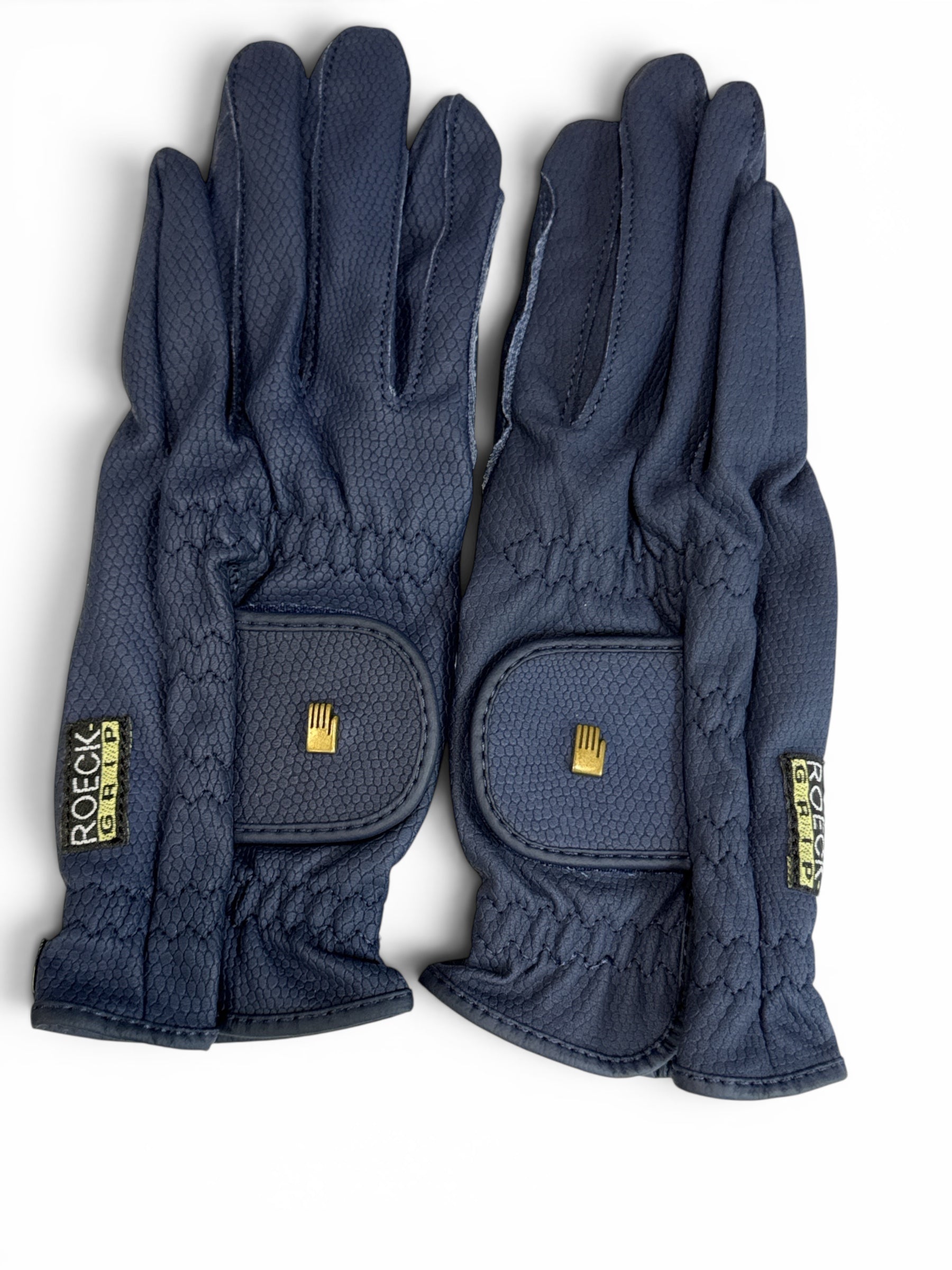 Roeckl Unisex Roeck-Grip Gloves Navy Blue Size 7