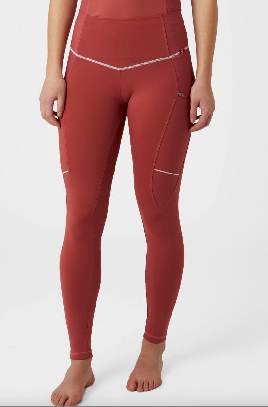 B Vertigo Adara Women's High Waist Fullgrip Tights, Mineral Red / Size US 22 NEW