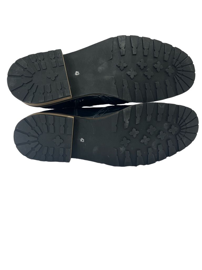 Montar Women's Blue Patent Leather Paddock / Jodphur Boots Size 42 NEW