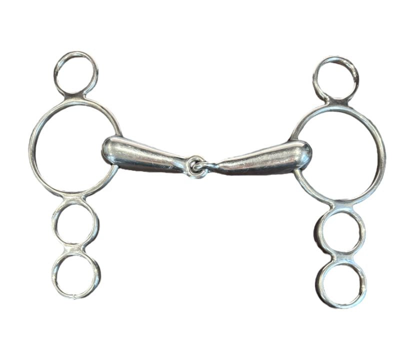 3 - Ring Elevator Snaffle Bit 5"