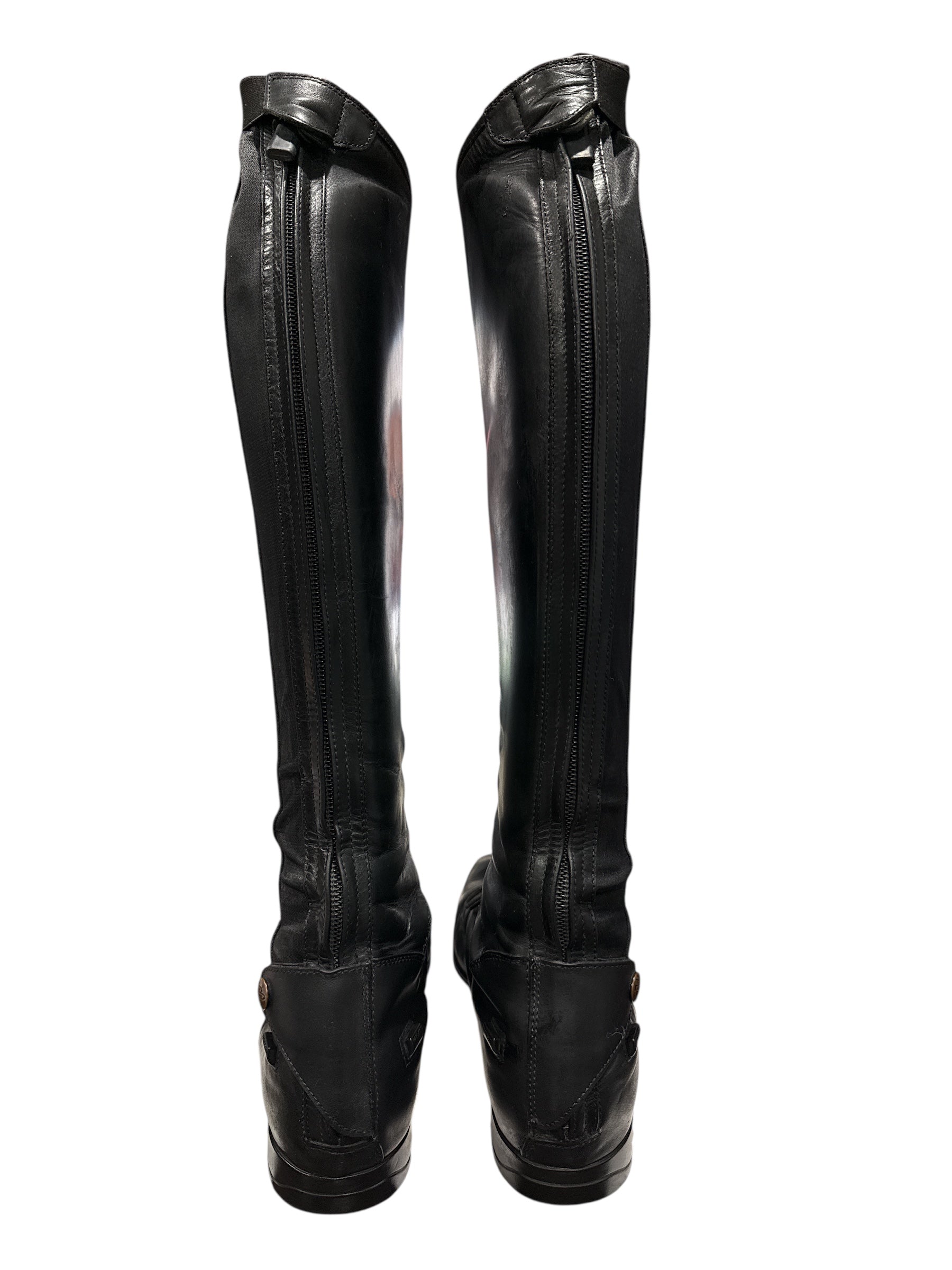 Parlanti Woman's Tall Miami Field Boots Black Size 41 MH +