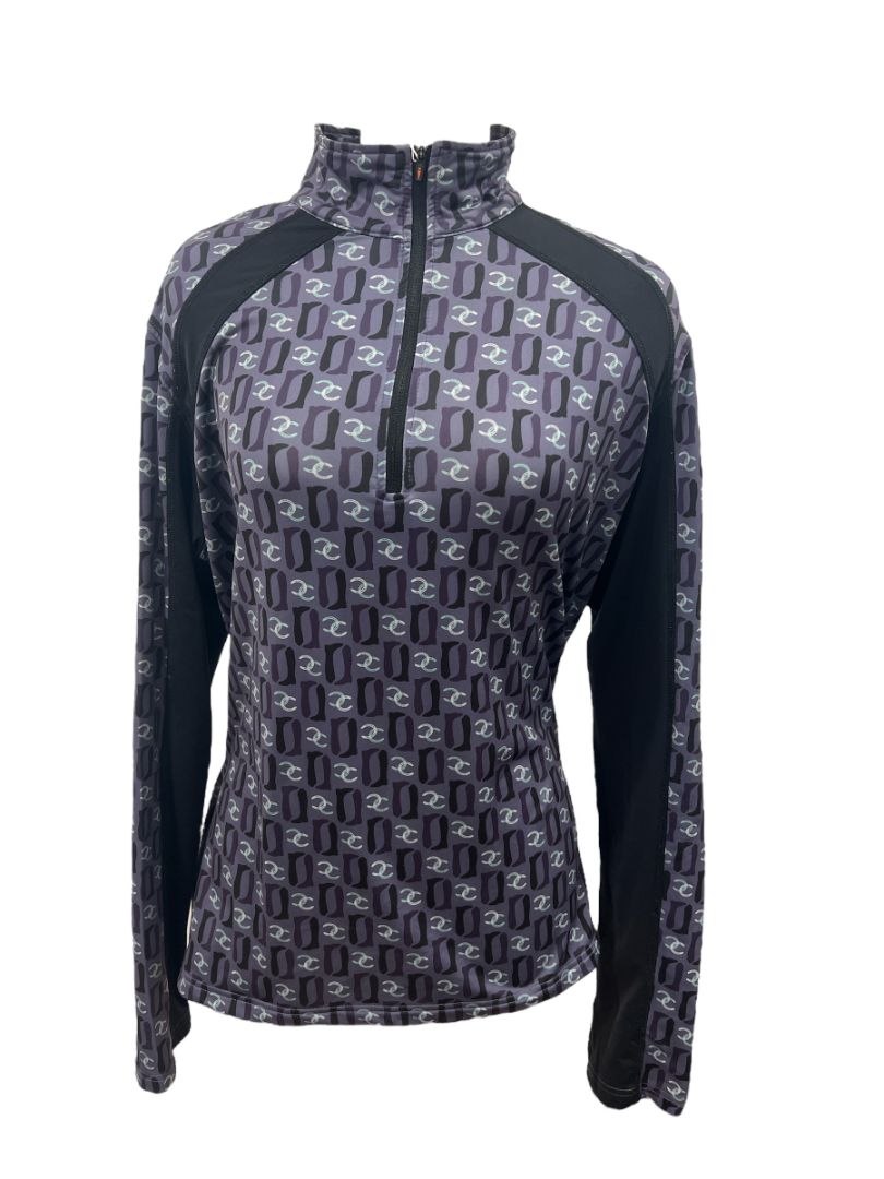 Kerrits Women’s Cross Trainer Fleece Tech Long Sleeve Shirt - Lavender / Size XL