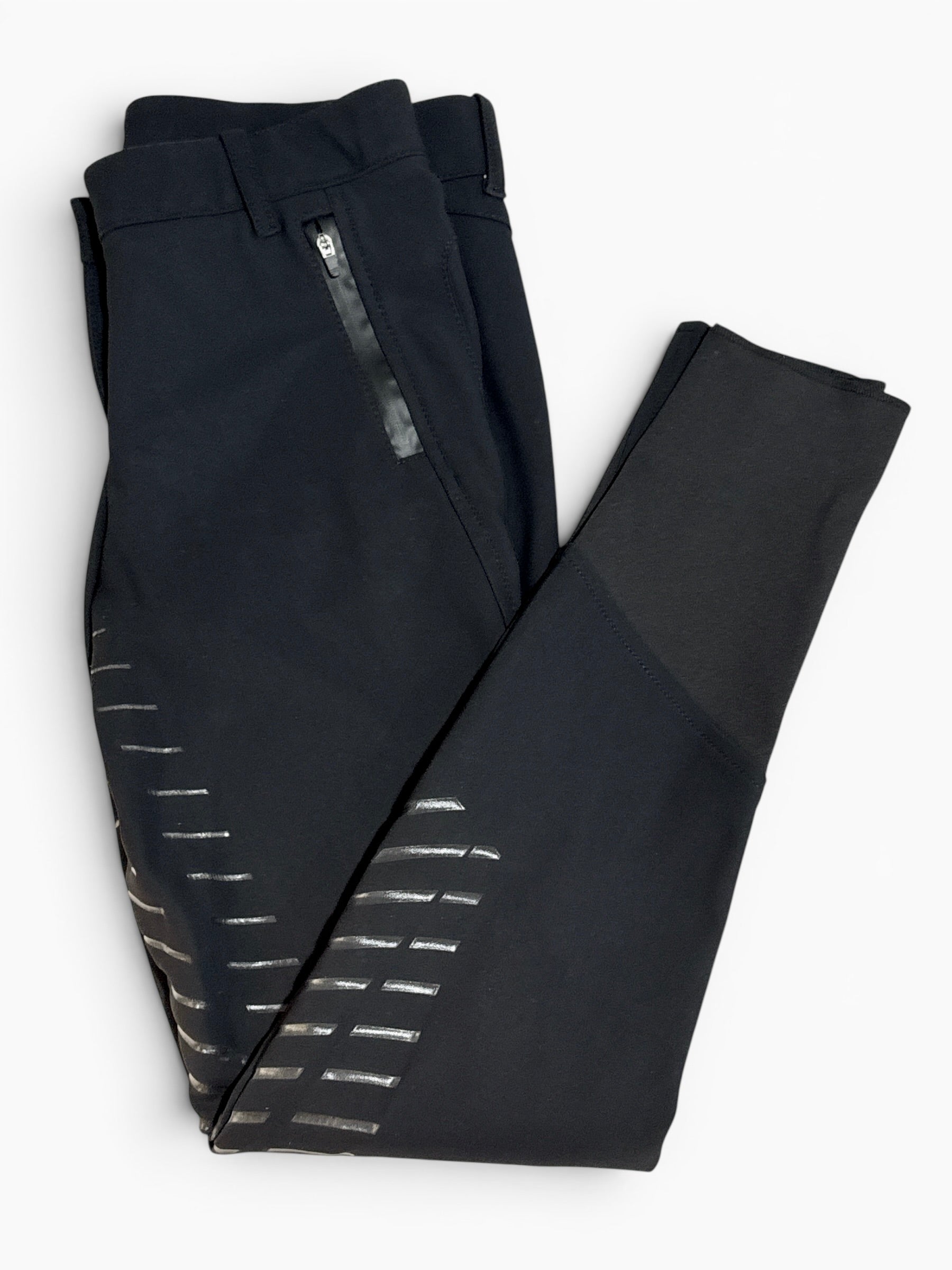 Equiline Women's Full Grip Breeches - Black / Size IT 44 (US 28)