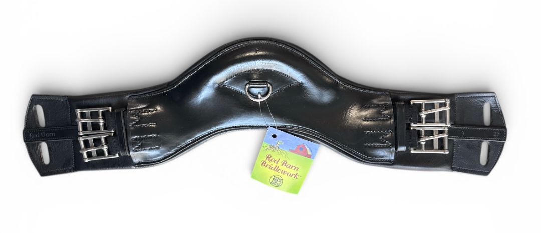 Red Barn 20" Balance Dressage Girth Black NEW