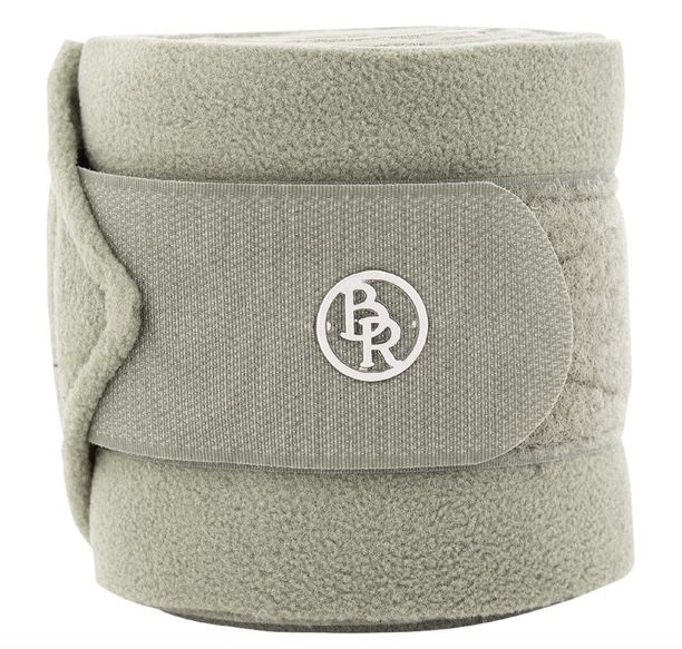 BR Equestrian Dila Fleece Bandage Polo Wraps - Agave Green 4 Pack NEW