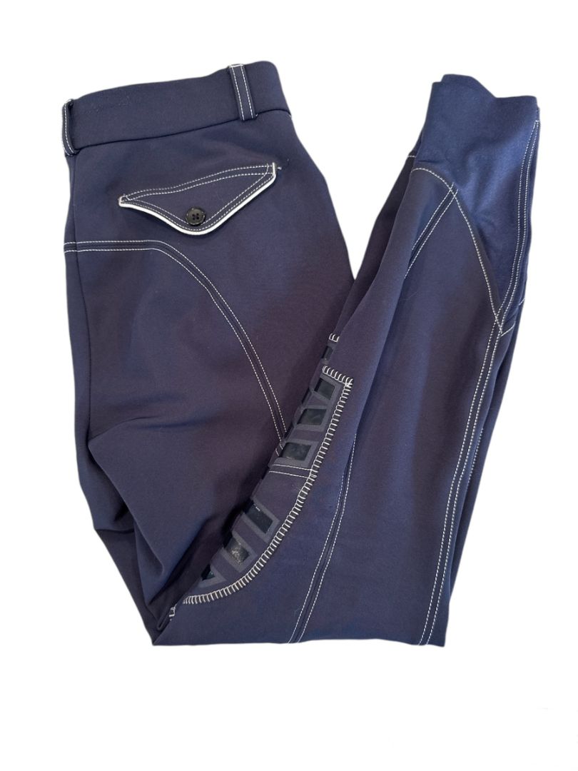 USG Women's Lara Knee Grip Breeches Navy -  Size US 26