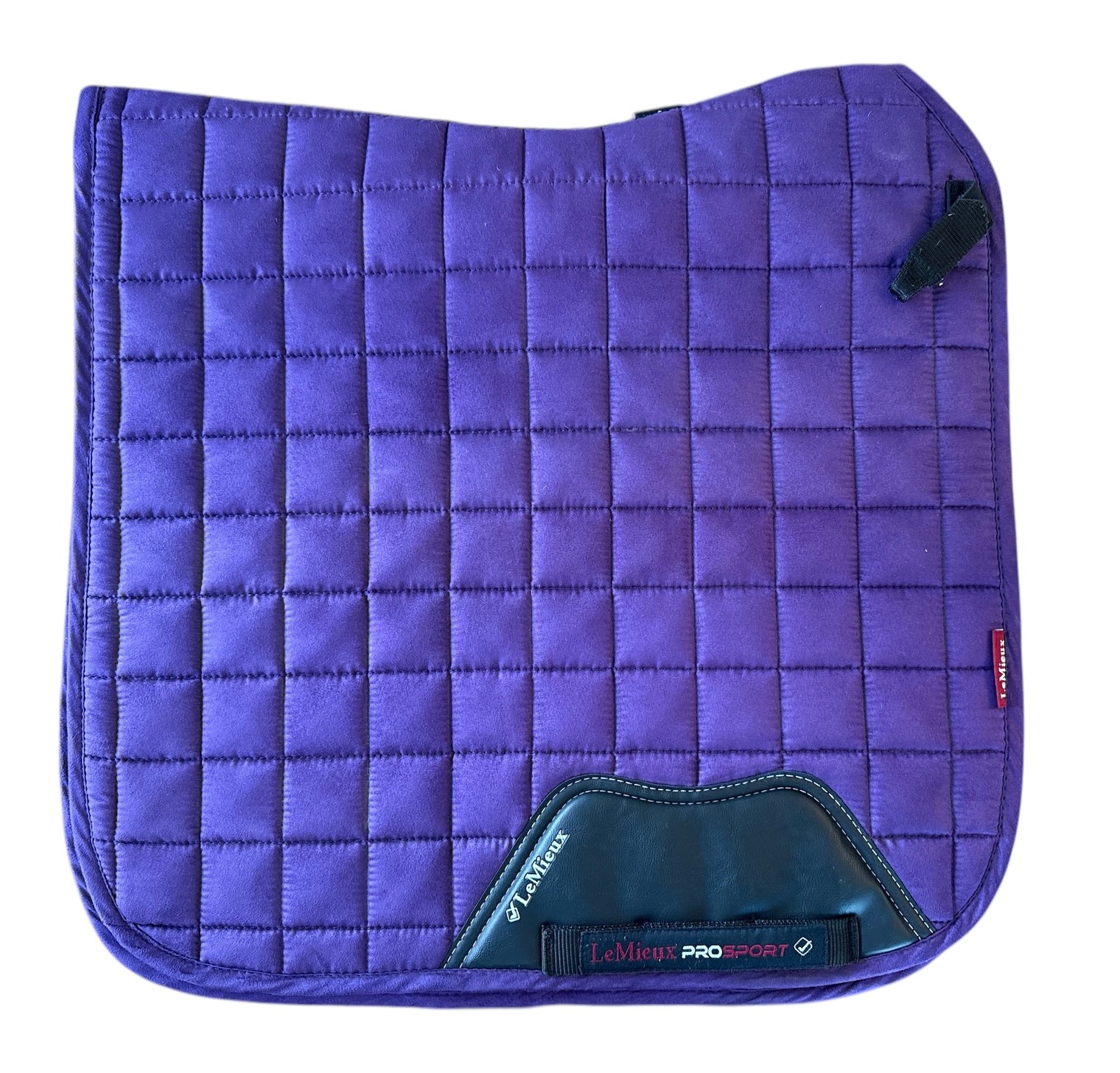 LeMieux Pro Sport Suede Classic Dressage Square Saddle Pad Size Small / Medium Purple