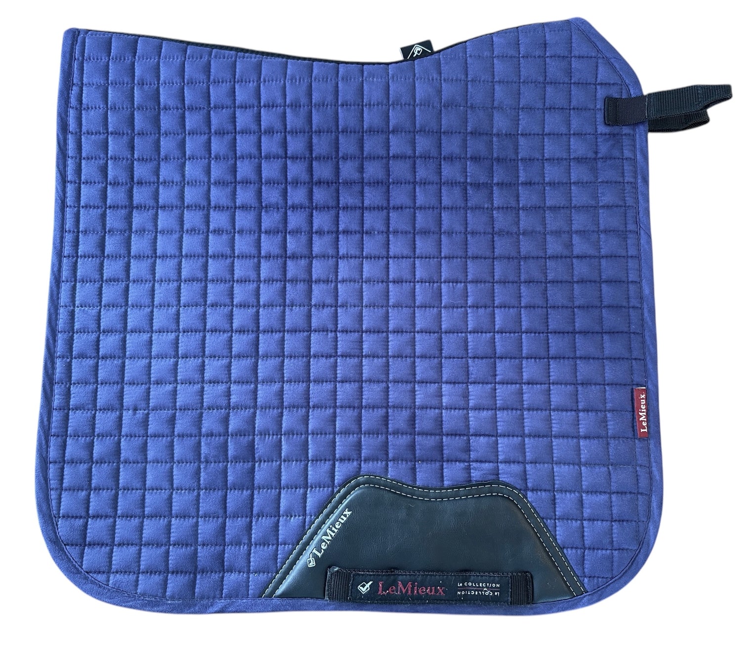 LeMieux Pro Sport Suede Dressage Square Saddle Pad - Size Small / Medium Blue