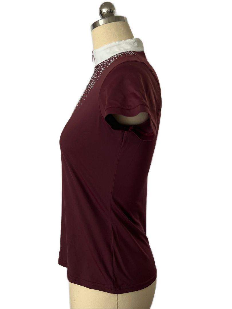 Montar Thora Competition Short Sleeve Shirt - Plum / Size XS