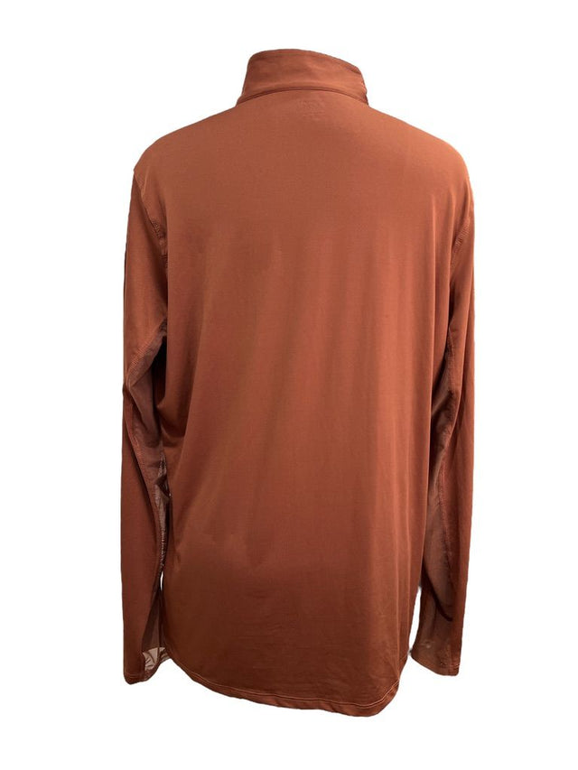 Riding Sport Long Sleeve Mesh Training Shirt - Chicory Brown / Size XL